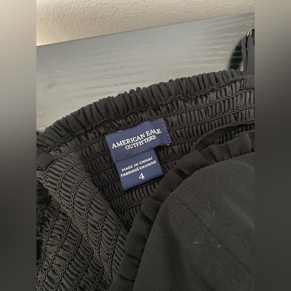 Black Layered Ruffle Dress - Picture 3 of 4